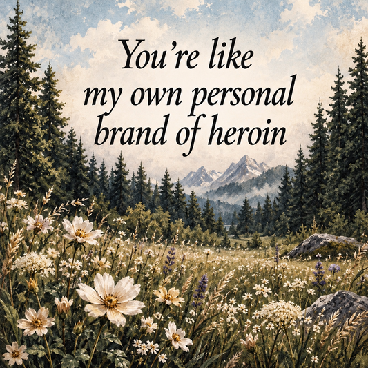 You’re Like My Own Personal Brand of Heroin